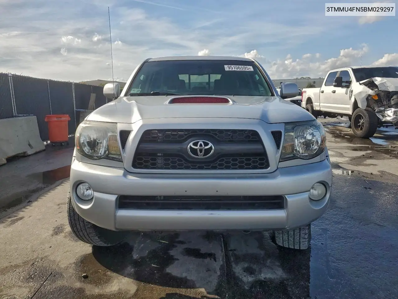 3TMMU4FN5BM029297 2011 Toyota Tacoma Double Cab Long Bed