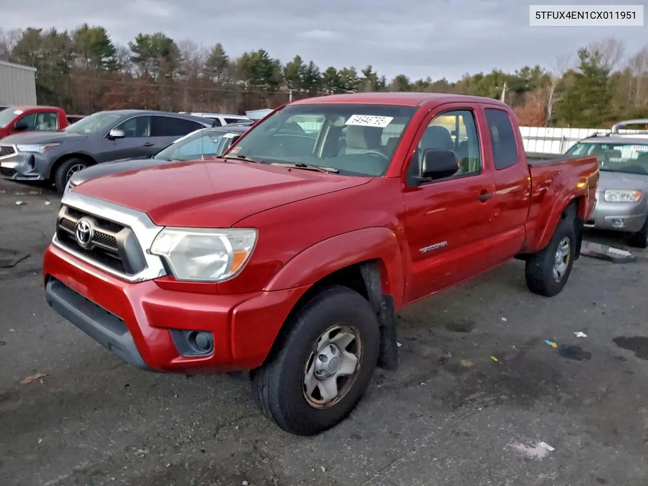5TFUX4EN1CX011951 2012 Toyota Tacoma Access Cab