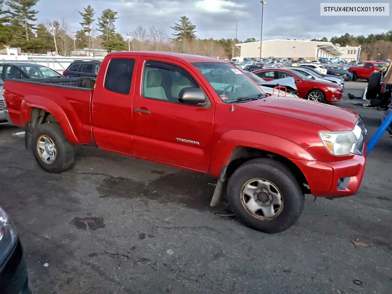 5TFUX4EN1CX011951 2012 Toyota Tacoma Access Cab