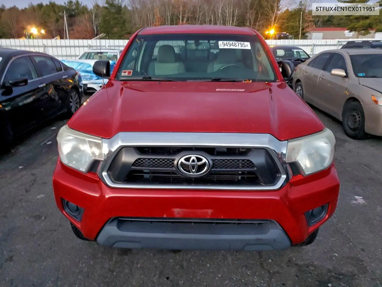 5TFUX4EN1CX011951 2012 Toyota Tacoma Access Cab