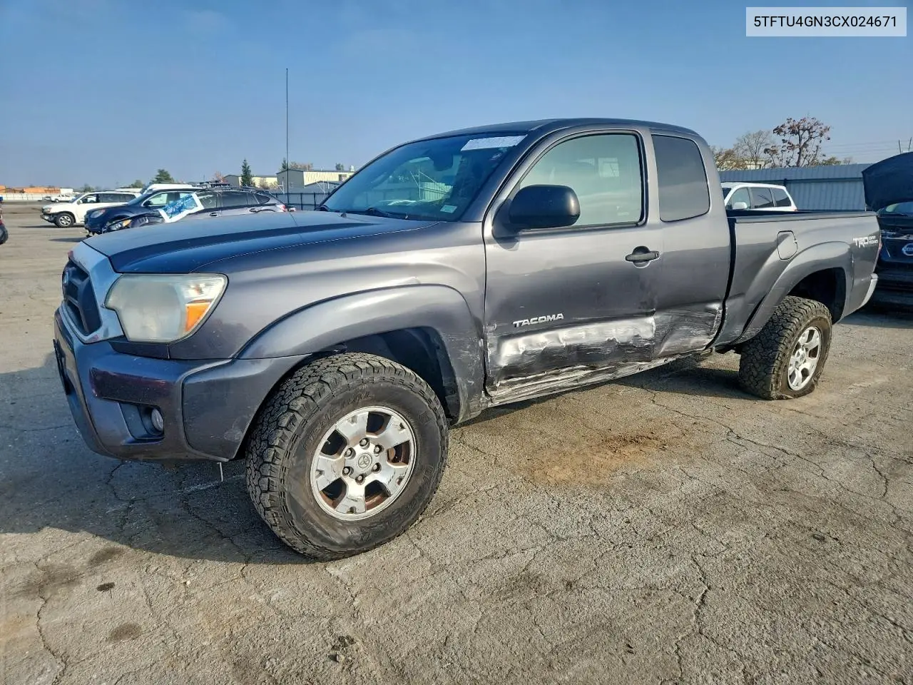 5TFTU4GN3CX024671 2012 Toyota Tacoma Prerunner Access Cab