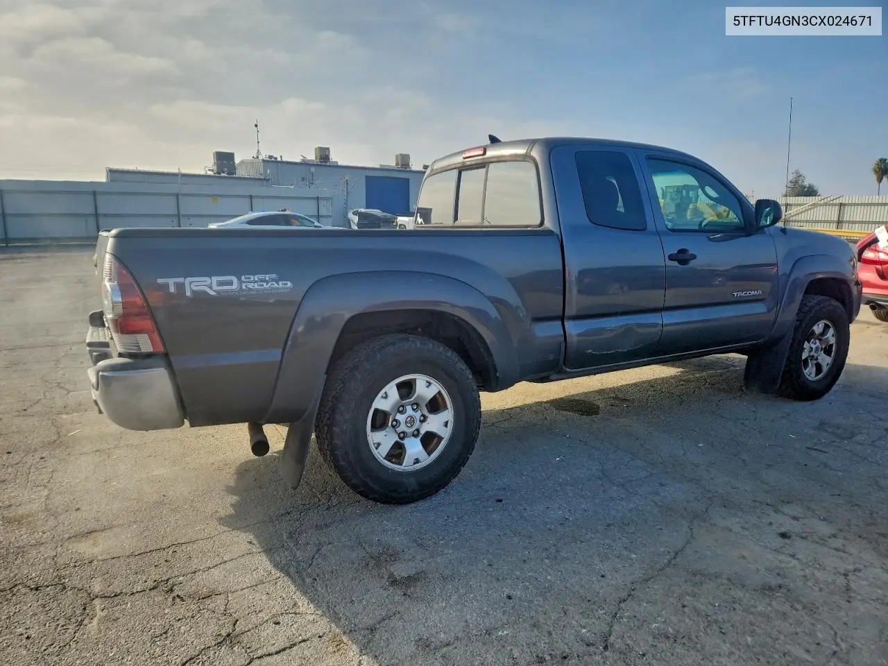 5TFTU4GN3CX024671 2012 Toyota Tacoma Prerunner Access Cab