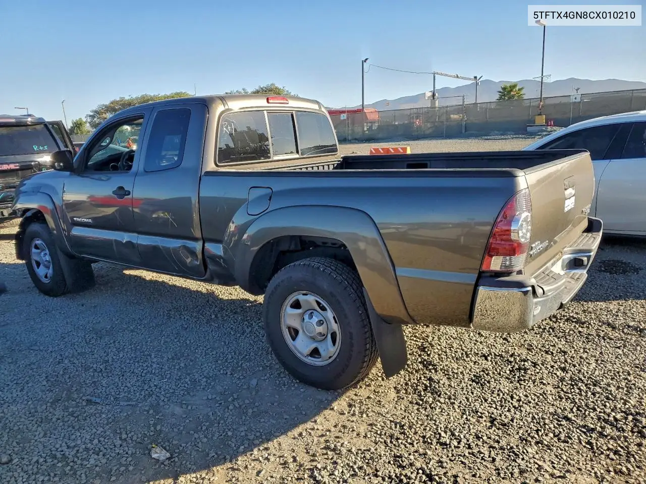 5TFTX4GN8CX010210 2012 Toyota Tacoma Prerunner Access Cab