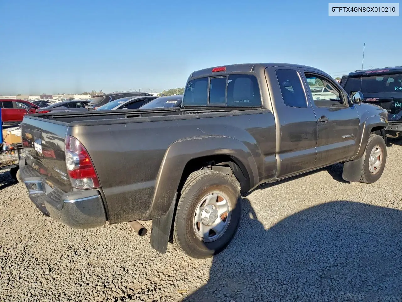 5TFTX4GN8CX010210 2012 Toyota Tacoma Prerunner Access Cab