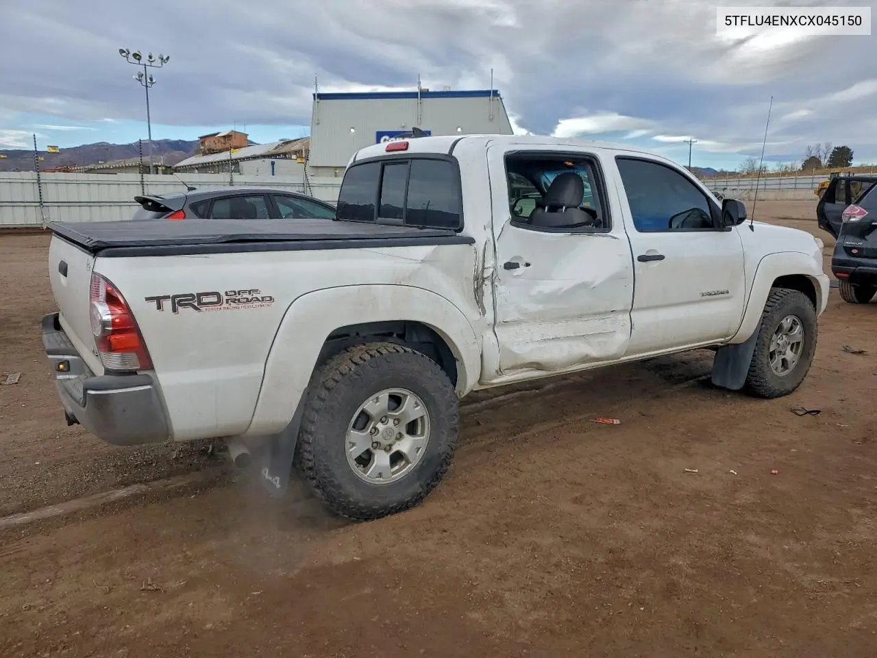5TFLU4ENXCX045150 2012 Toyota Tacoma Double Cab