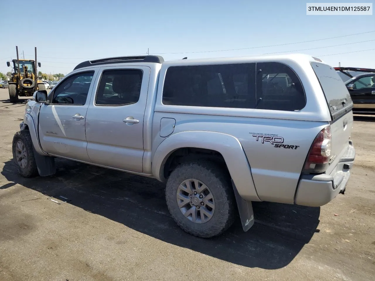 2013 Toyota Tacoma Double Cab VIN: 3TMLU4EN1DM125587 Lot: 65650064