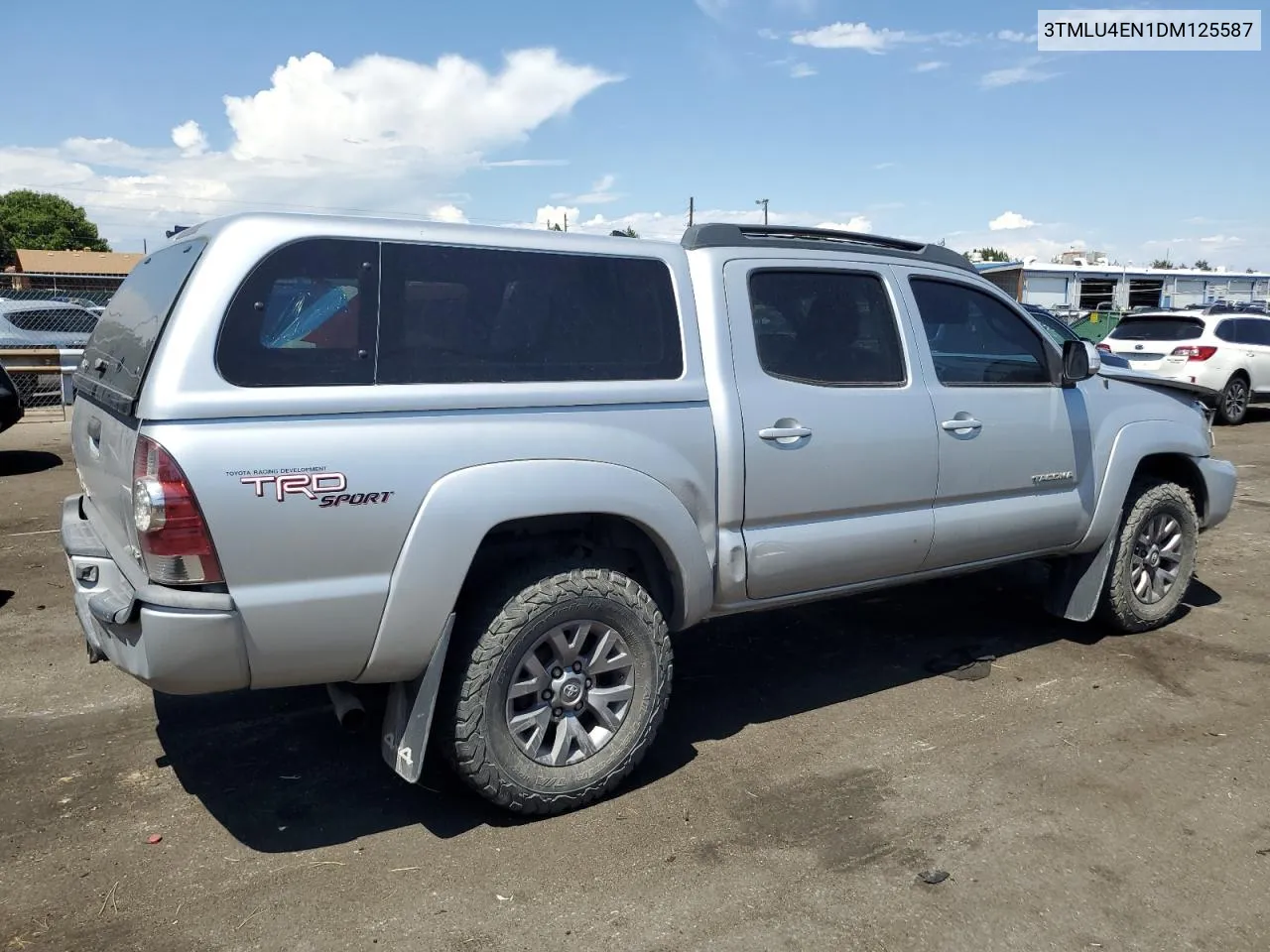 2013 Toyota Tacoma Double Cab VIN: 3TMLU4EN1DM125587 Lot: 65650064