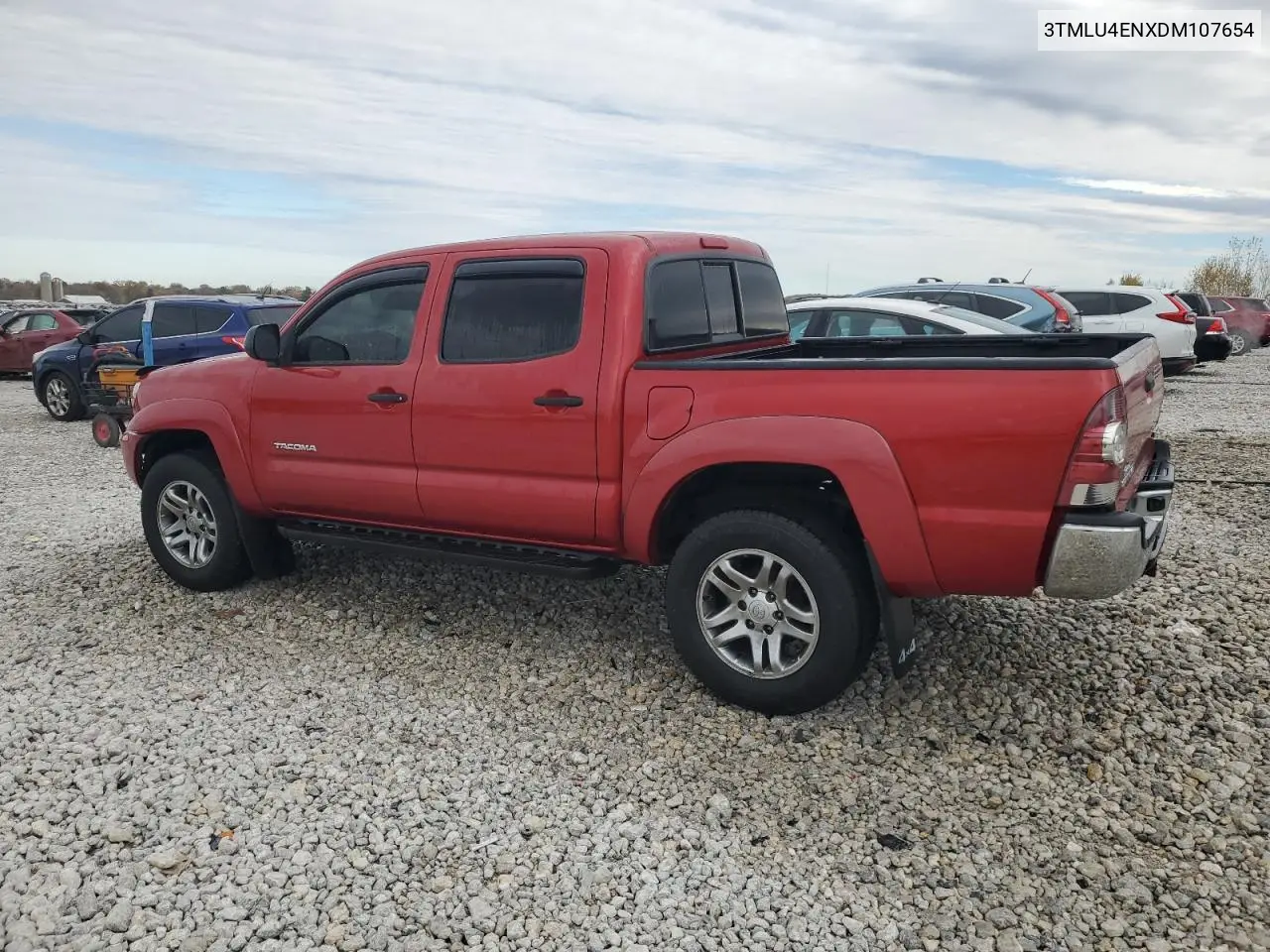 3TMLU4ENXDM107654 2013 Toyota Tacoma Double Cab
