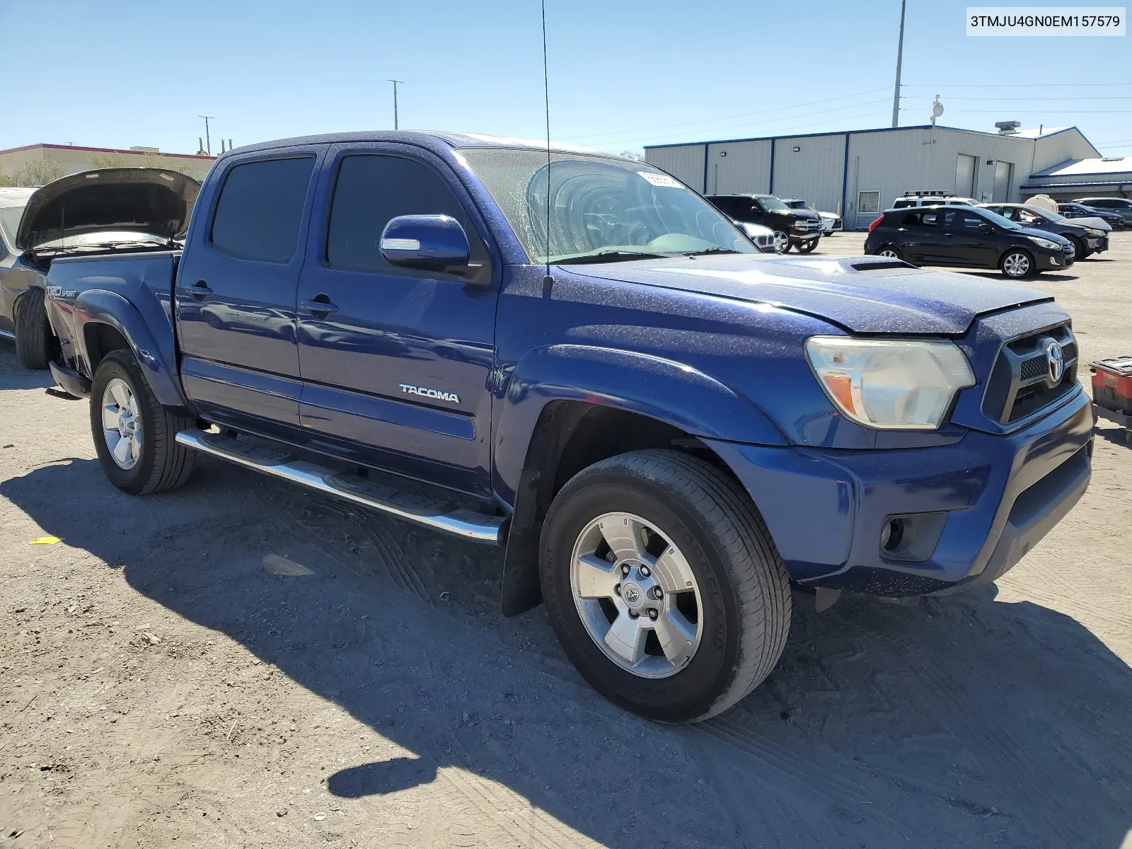 3TMJU4GN0EM157579 2014 Toyota Tacoma Double Cab Prerunner