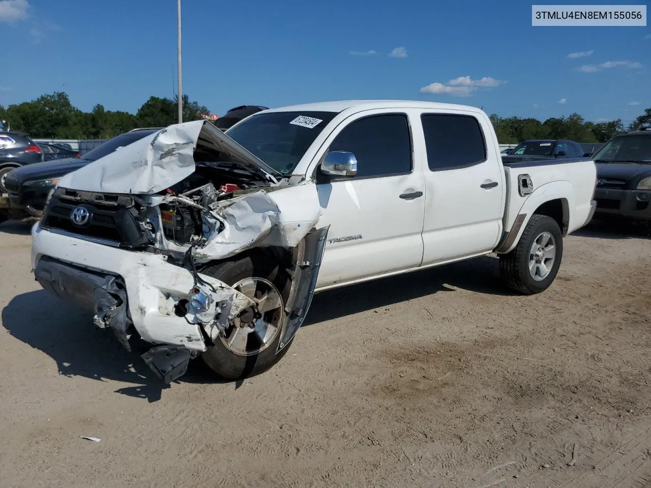 2014 Toyota Tacoma Double Cab VIN: 3TMLU4EN8EM155056 Lot: 67204504