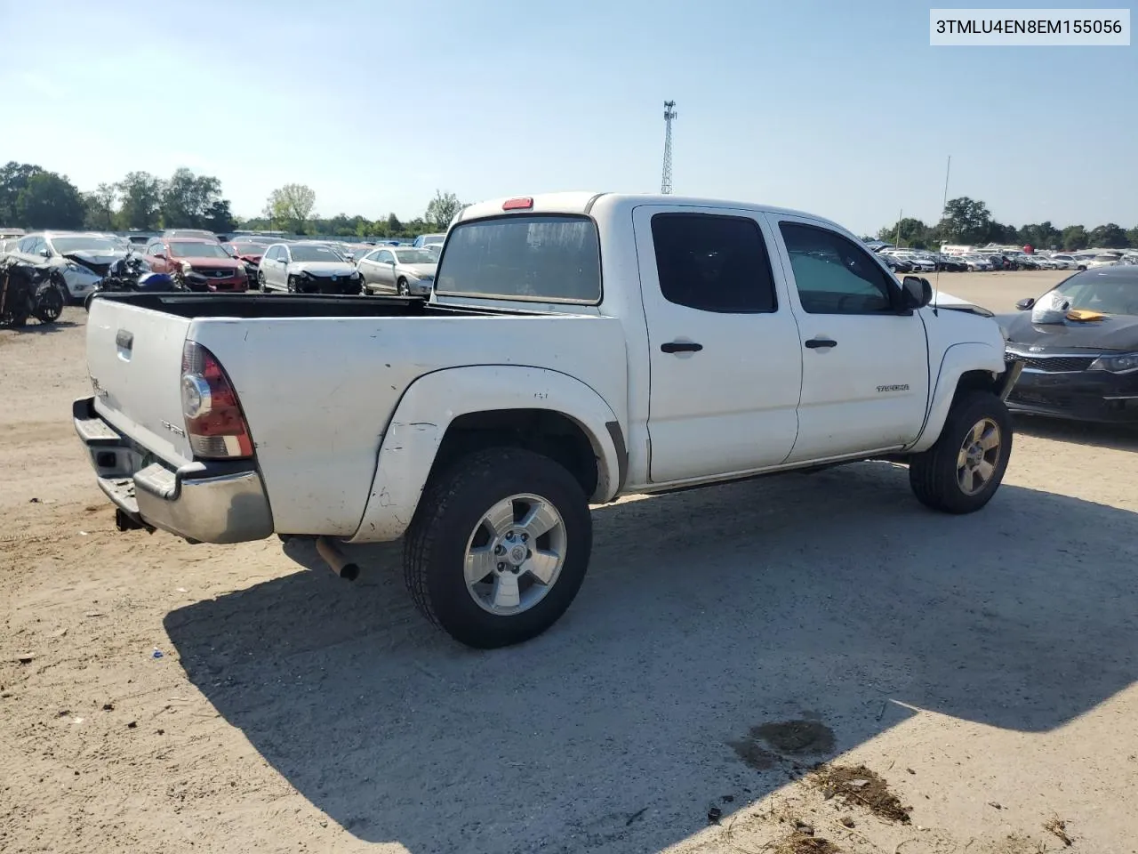 2014 Toyota Tacoma Double Cab VIN: 3TMLU4EN8EM155056 Lot: 67204504