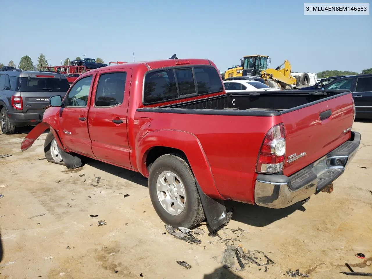 2014 Toyota Tacoma Double Cab VIN: 3TMLU4EN8EM146583 Lot: 67962924