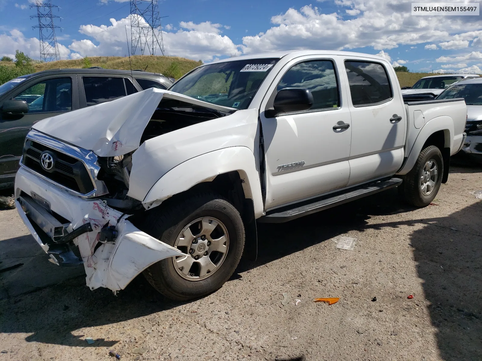 3TMLU4EN5EM155497 2014 Toyota Tacoma Double Cab