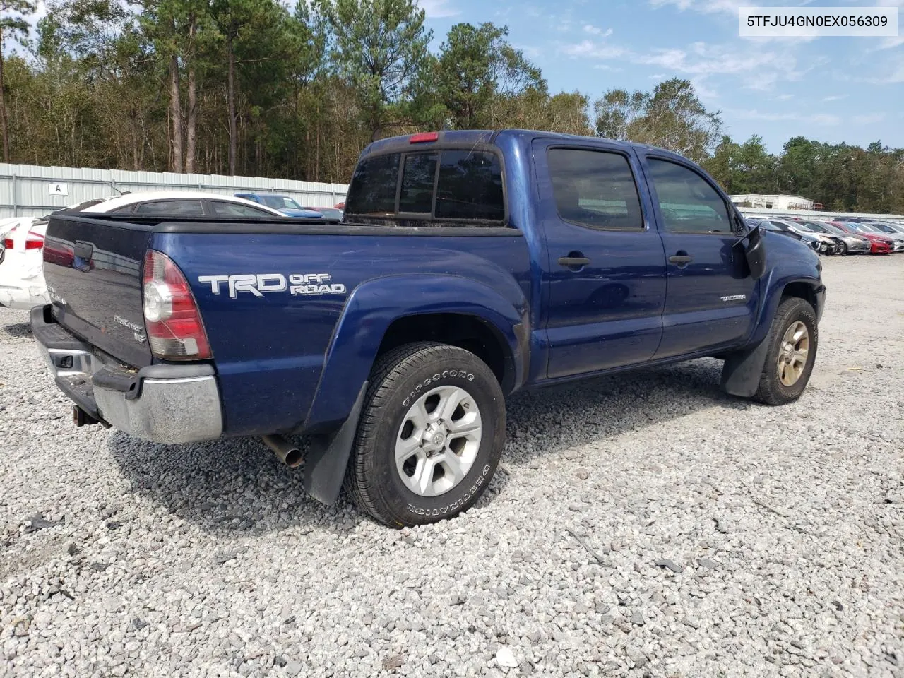 5TFJU4GN0EX056309 2014 Toyota Tacoma Double Cab Prerunner