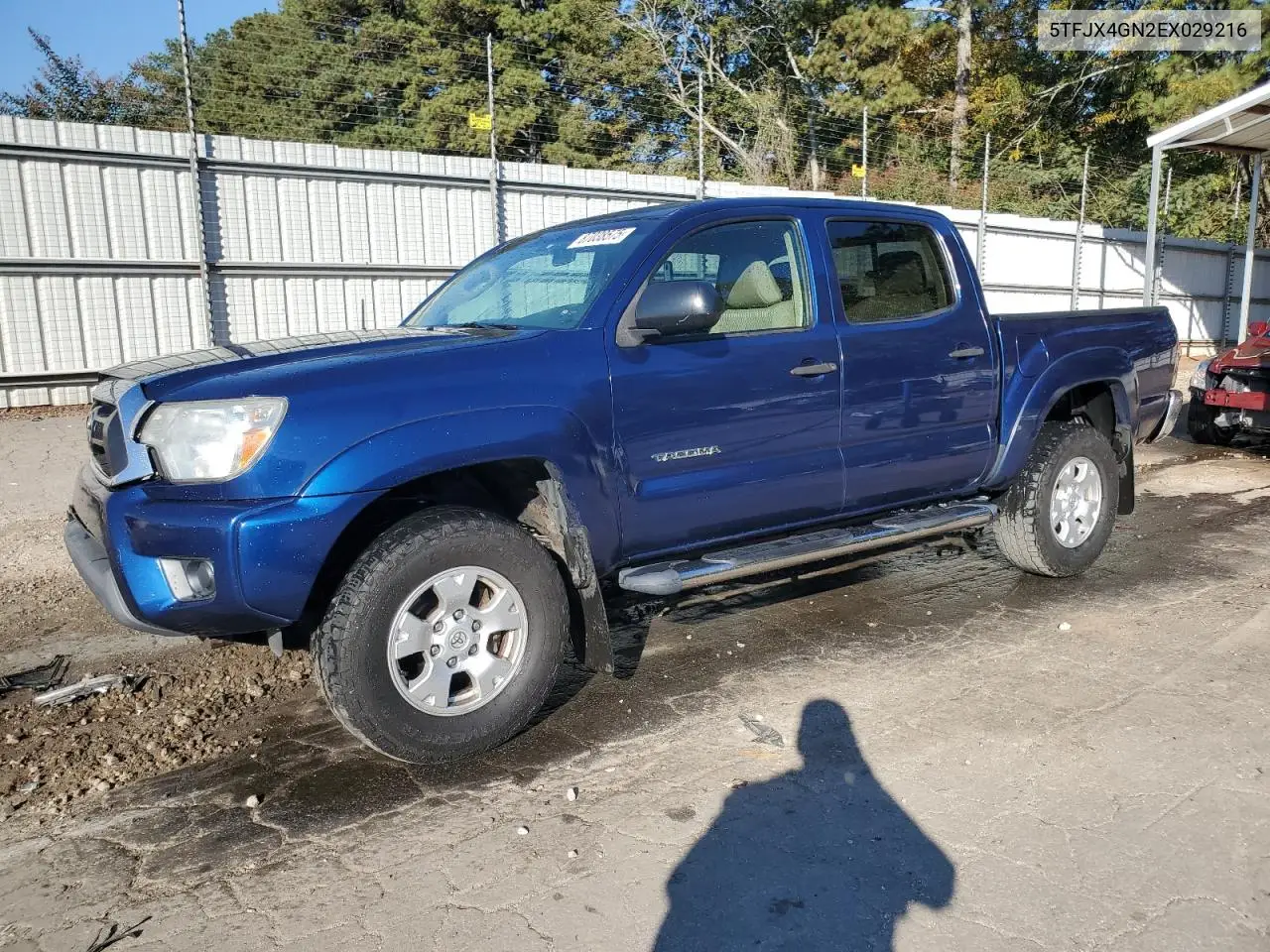 5TFJX4GN2EX029216 2014 Toyota Tacoma Double Cab