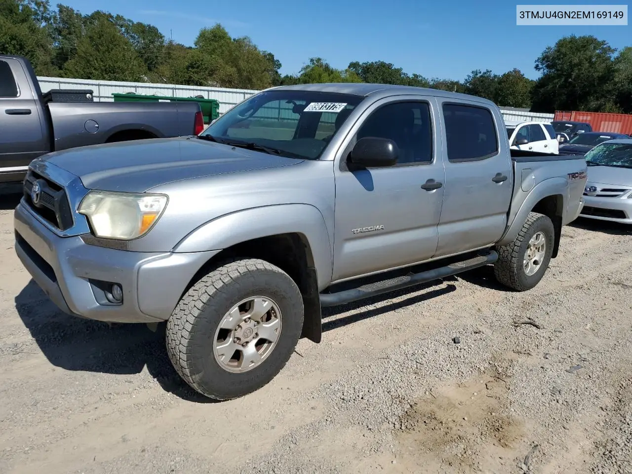 3TMJU4GN2EM169149 2014 Toyota Tacoma Double Cab Prerunner