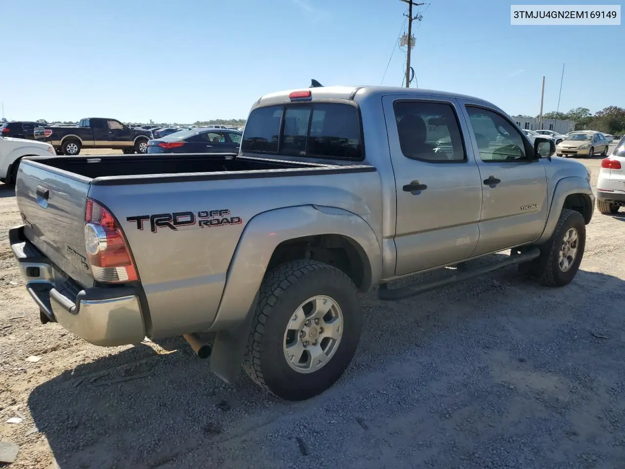 3TMJU4GN2EM169149 2014 Toyota Tacoma Double Cab Prerunner