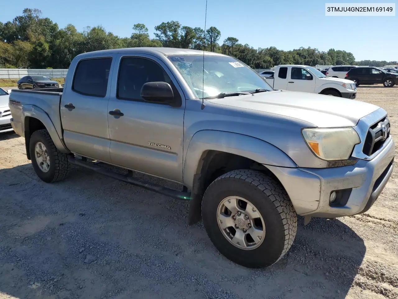 3TMJU4GN2EM169149 2014 Toyota Tacoma Double Cab Prerunner