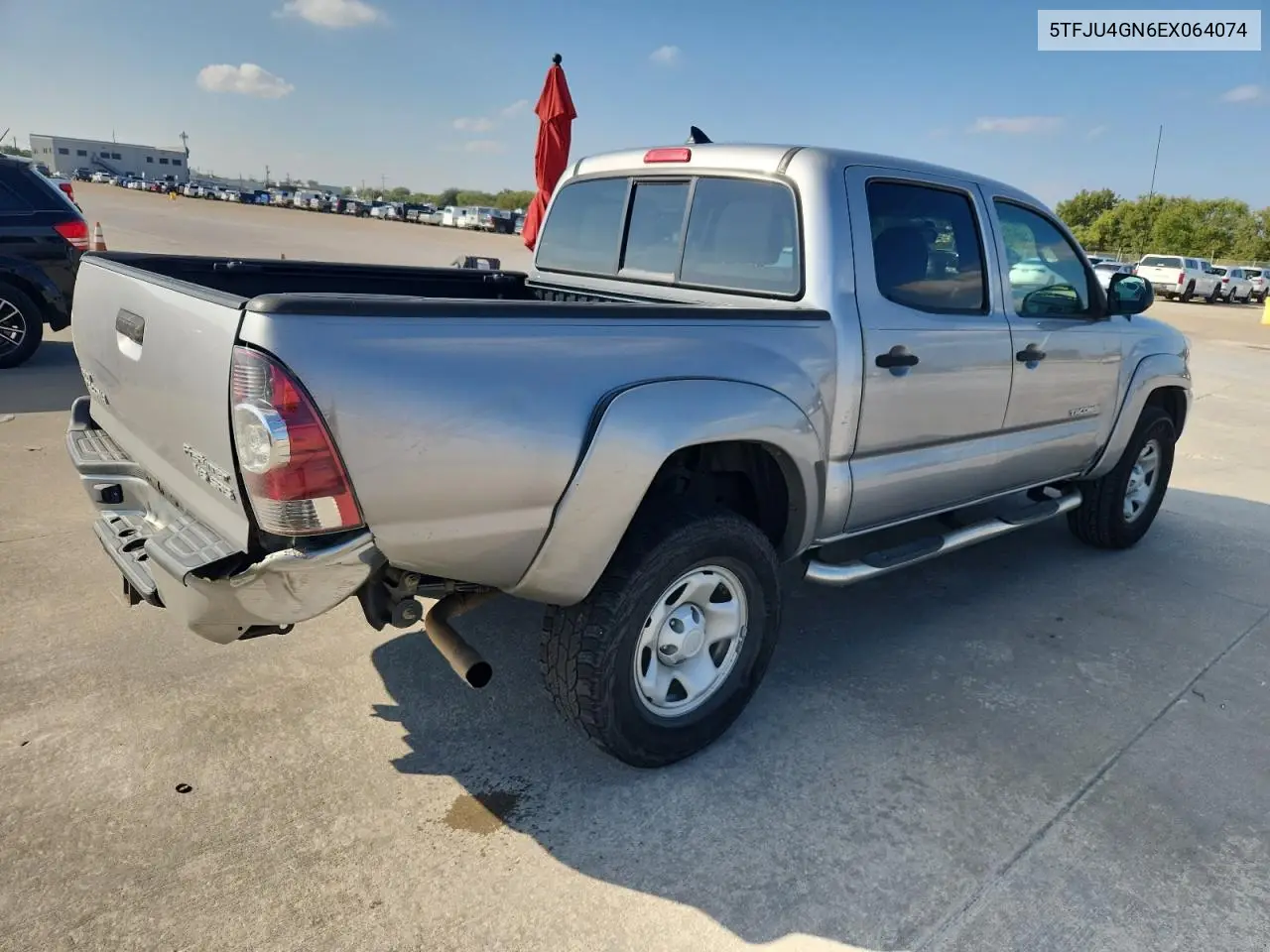 5TFJU4GN6EX064074 2014 Toyota Tacoma Double Cab Prerunner