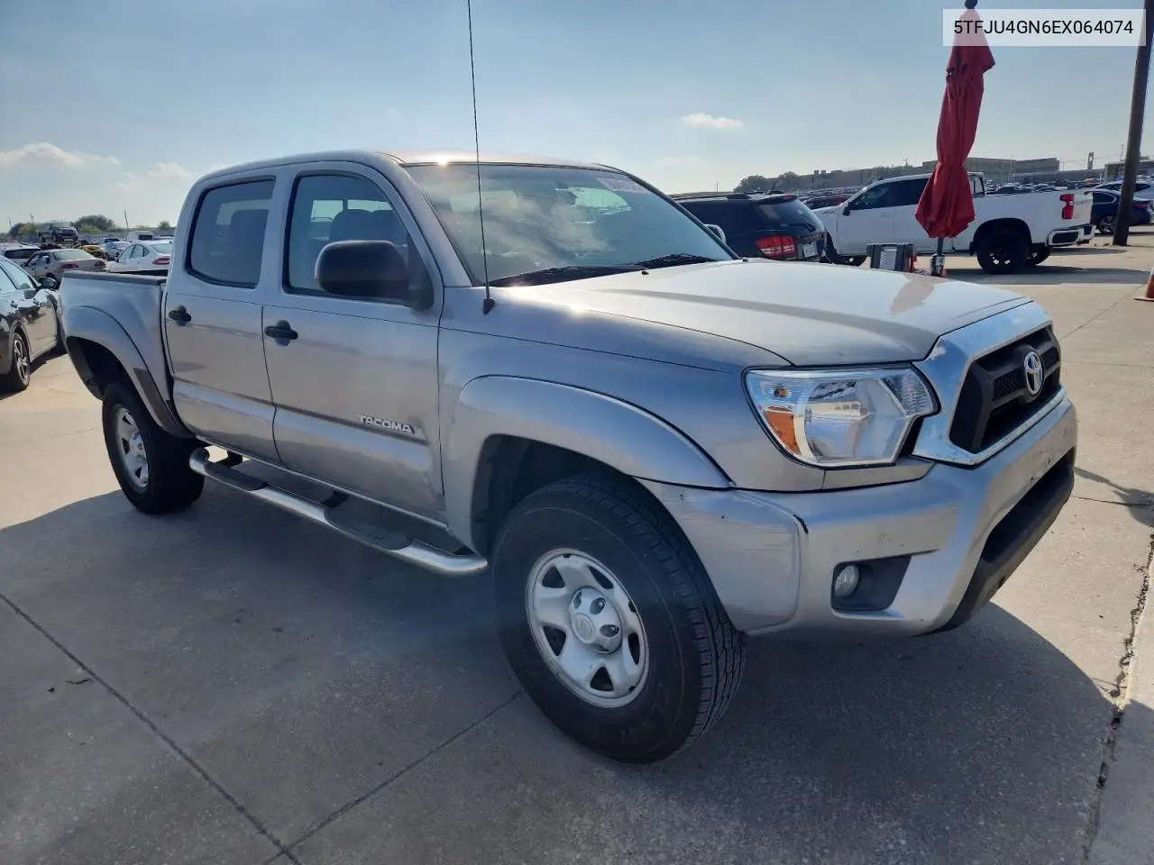 5TFJU4GN6EX064074 2014 Toyota Tacoma Double Cab Prerunner