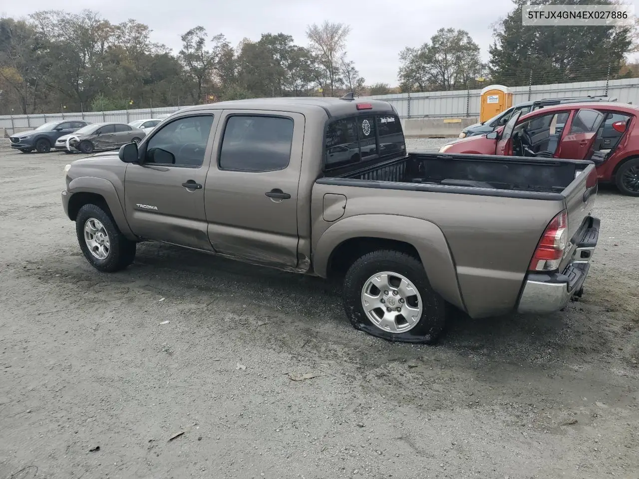 5TFJX4GN4EX027886 2014 Toyota Tacoma Double Cab