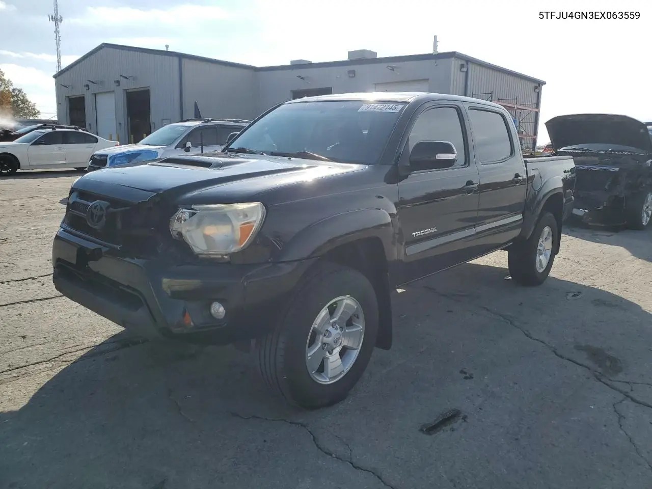 5TFJU4GN3EX063559 2014 Toyota Tacoma Double Cab Prerunner