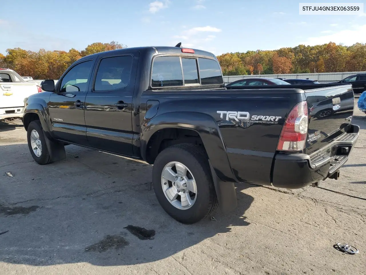 5TFJU4GN3EX063559 2014 Toyota Tacoma Double Cab Prerunner