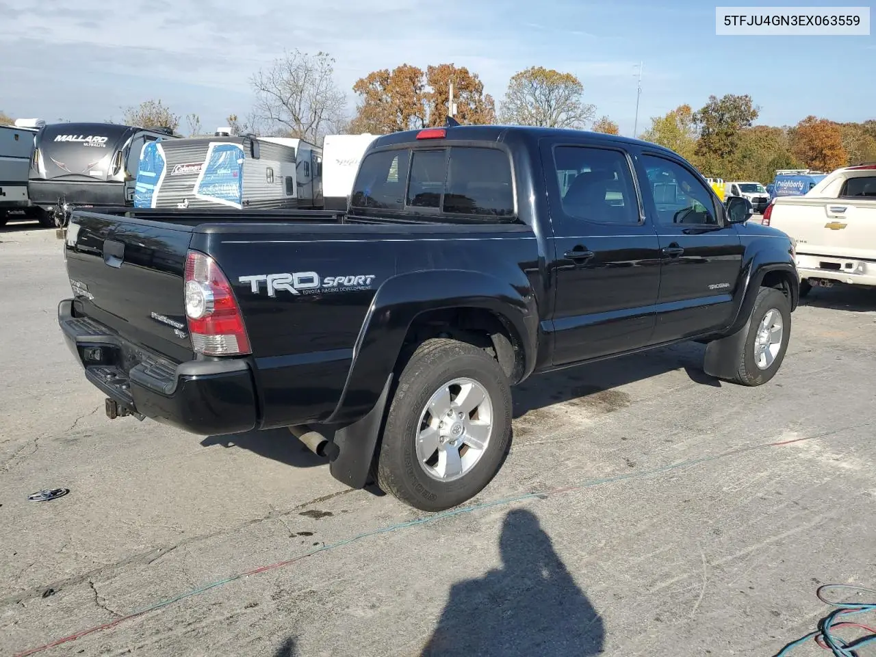 5TFJU4GN3EX063559 2014 Toyota Tacoma Double Cab Prerunner