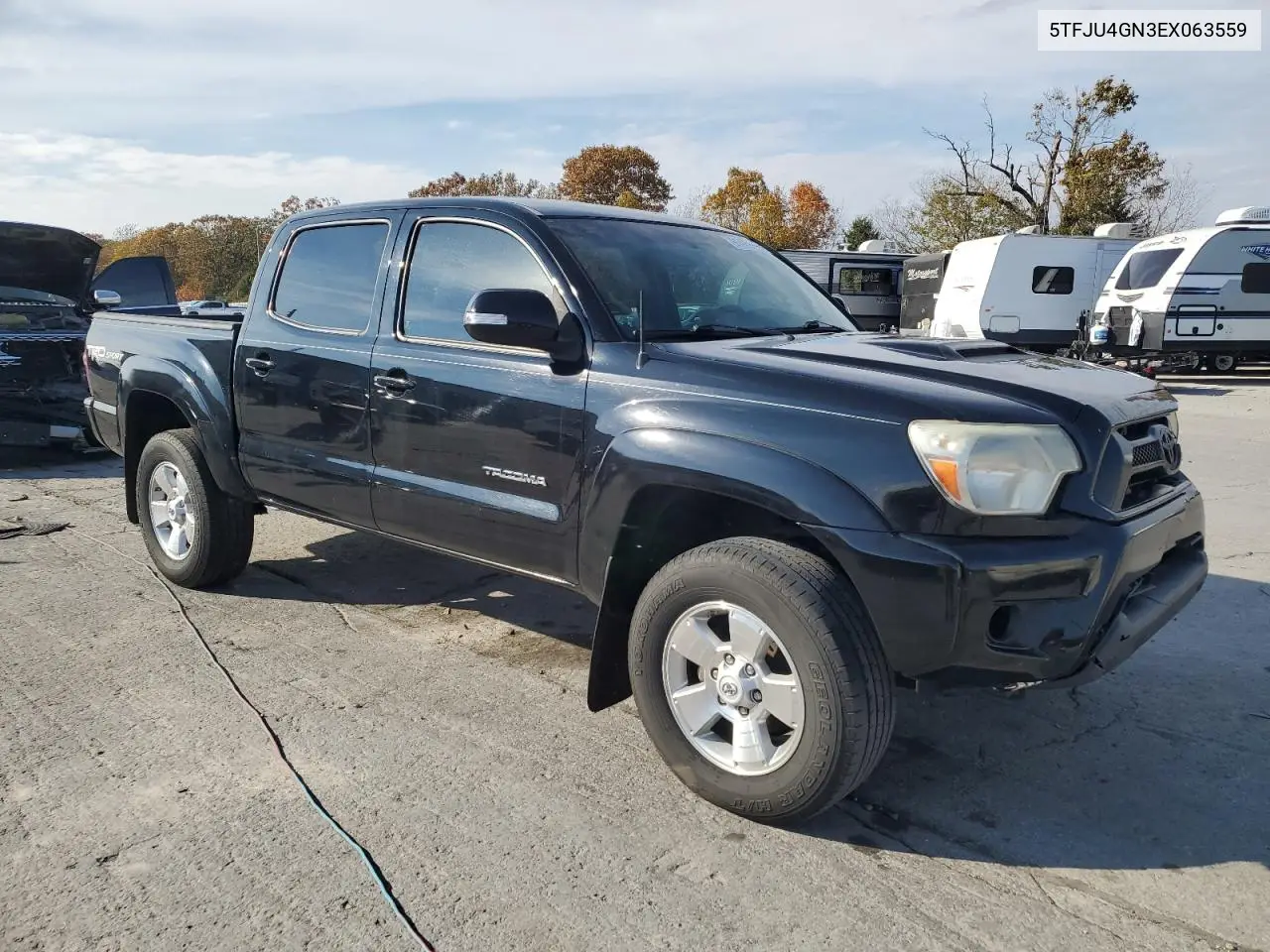 5TFJU4GN3EX063559 2014 Toyota Tacoma Double Cab Prerunner