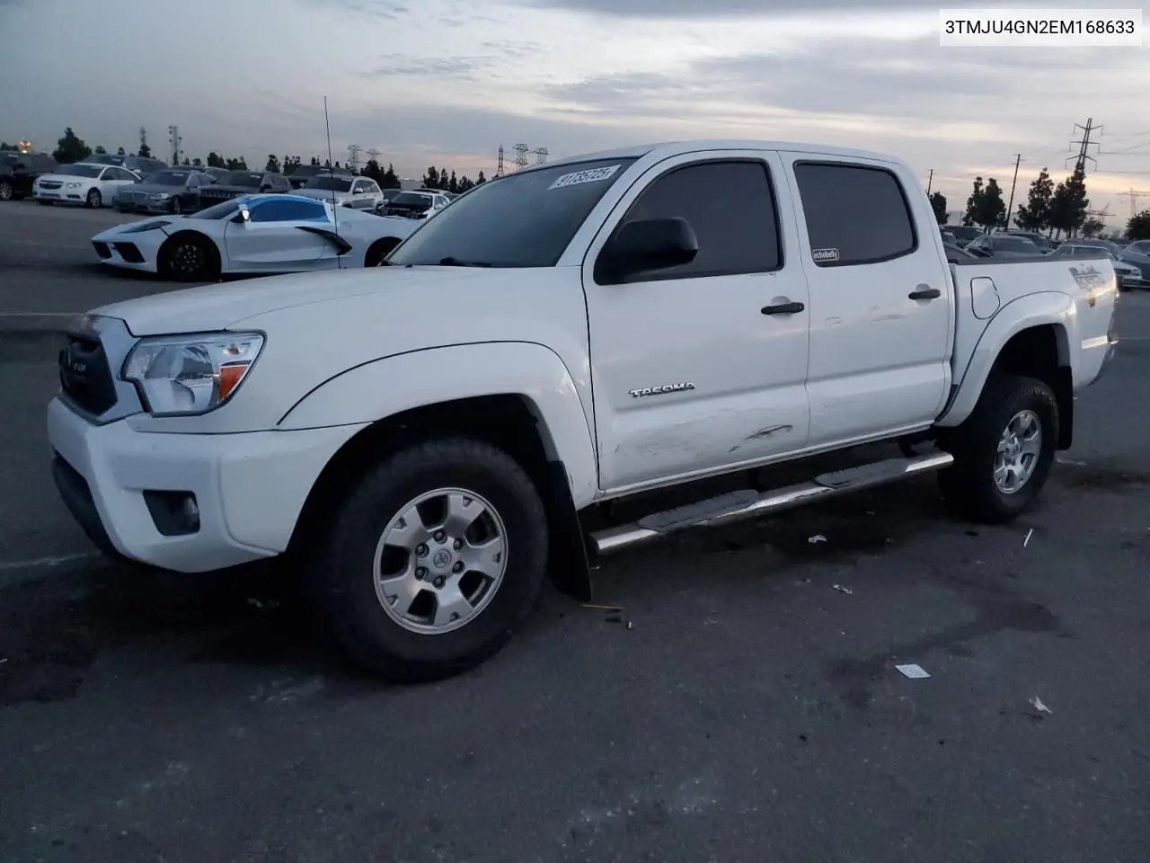 3TMJU4GN2EM168633 2014 Toyota Tacoma Double Cab Prerunner
