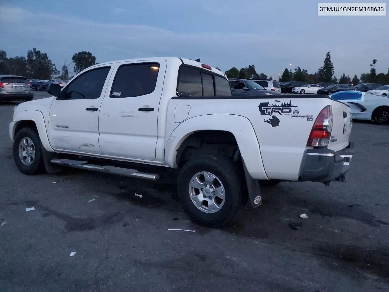 3TMJU4GN2EM168633 2014 Toyota Tacoma Double Cab Prerunner