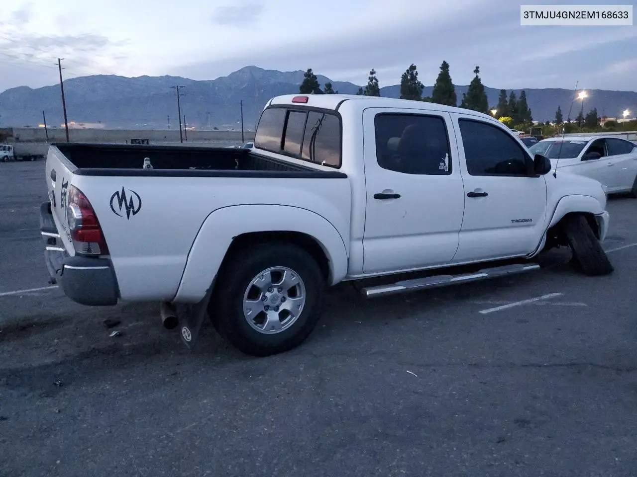 3TMJU4GN2EM168633 2014 Toyota Tacoma Double Cab Prerunner
