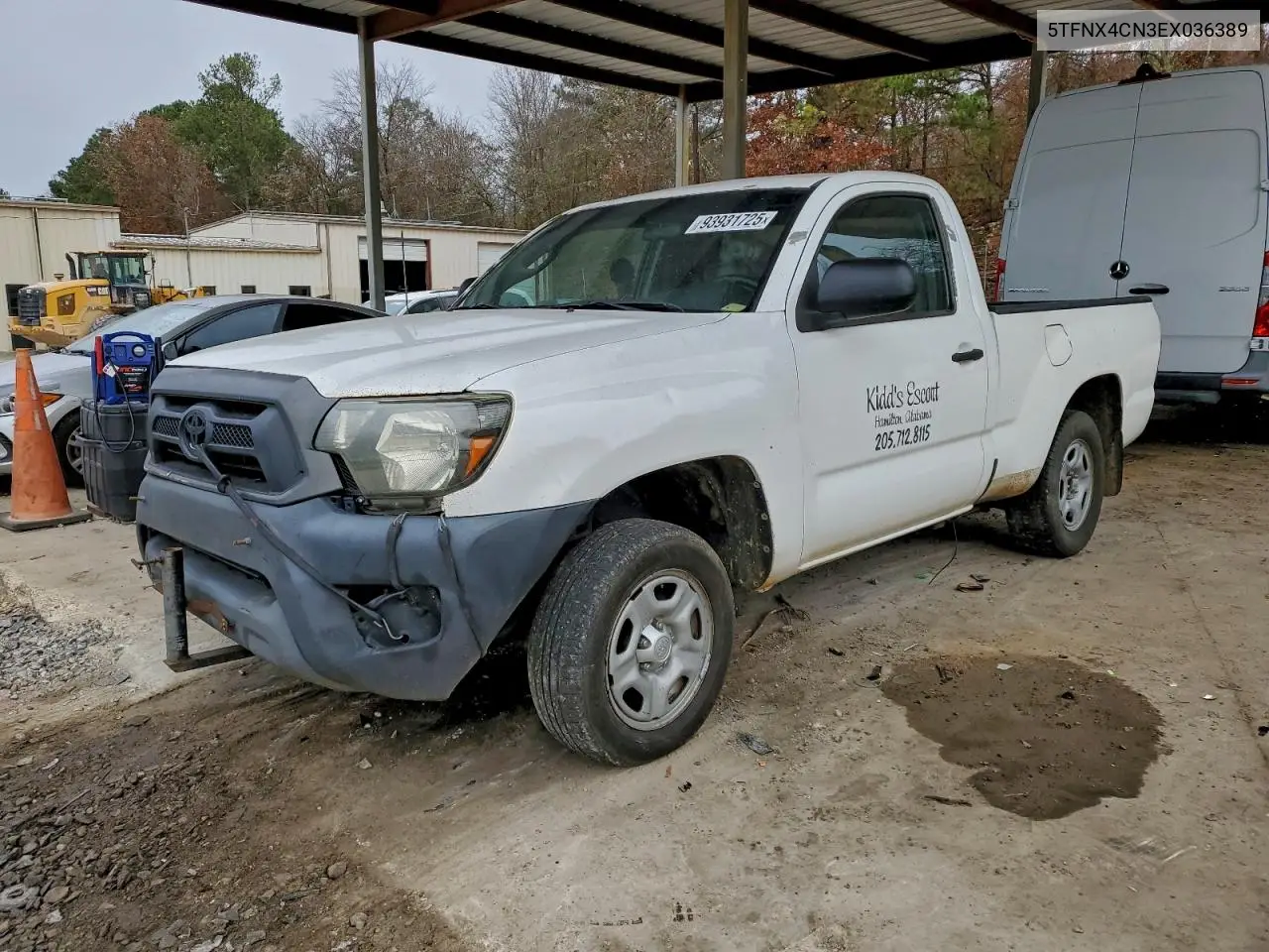 5TFNX4CN3EX036389 2014 Toyota Tacoma