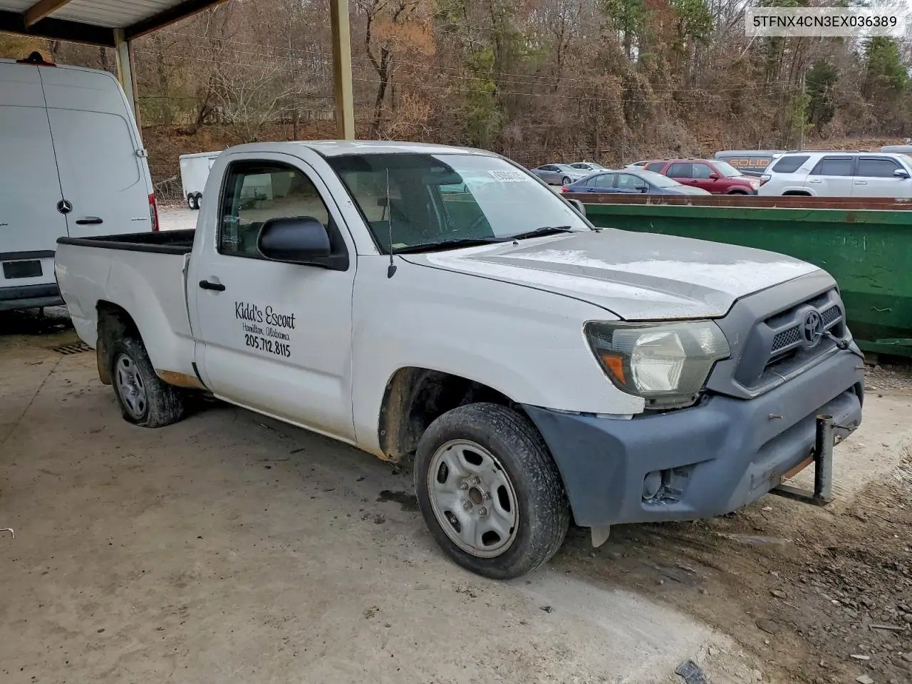 5TFNX4CN3EX036389 2014 Toyota Tacoma