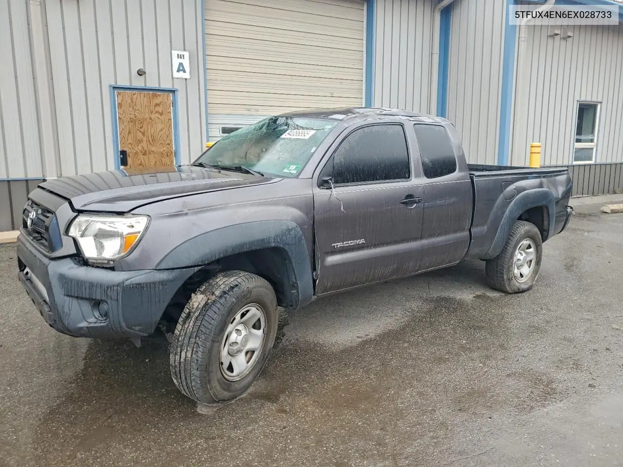 5TFUX4EN6EX028733 2014 Toyota Tacoma Access Cab