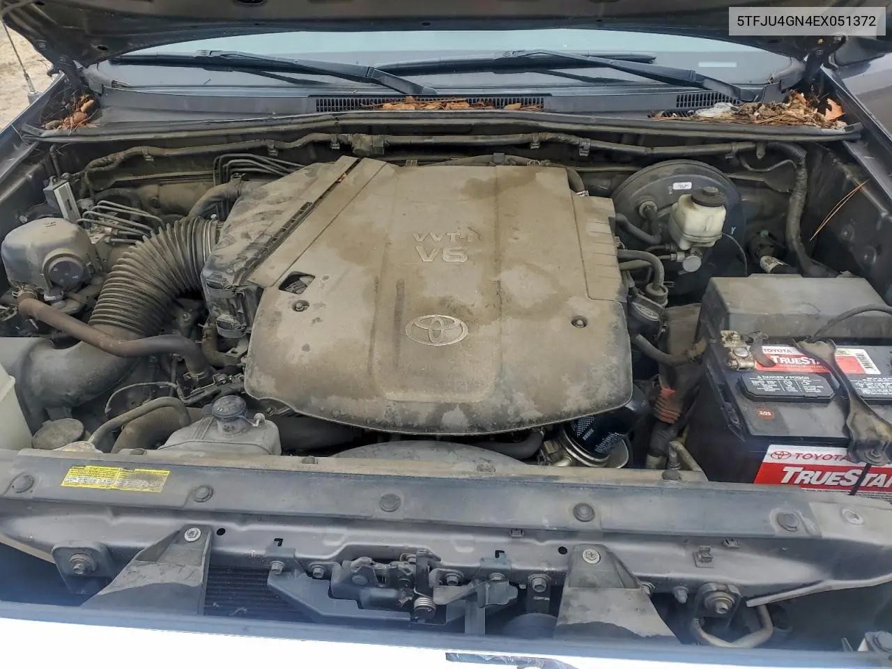 5TFJU4GN4EX051372 2014 Toyota Tacoma Double Cab Prerunner