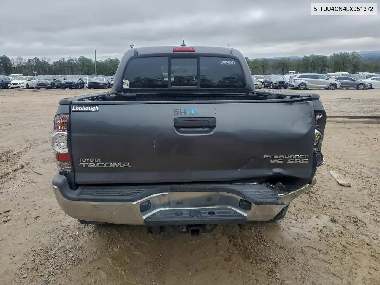 5TFJU4GN4EX051372 2014 Toyota Tacoma Double Cab Prerunner