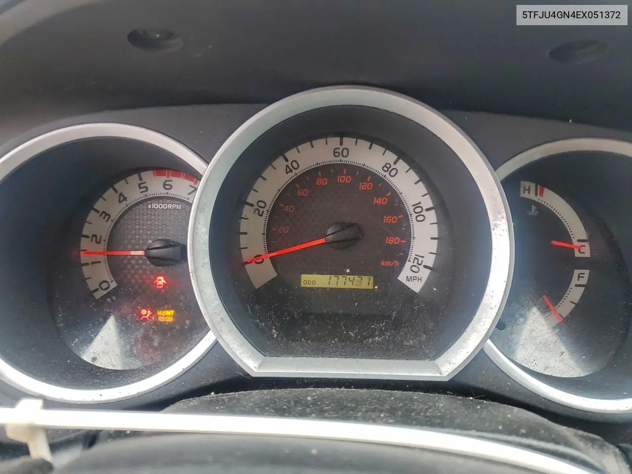 5TFJU4GN4EX051372 2014 Toyota Tacoma Double Cab Prerunner