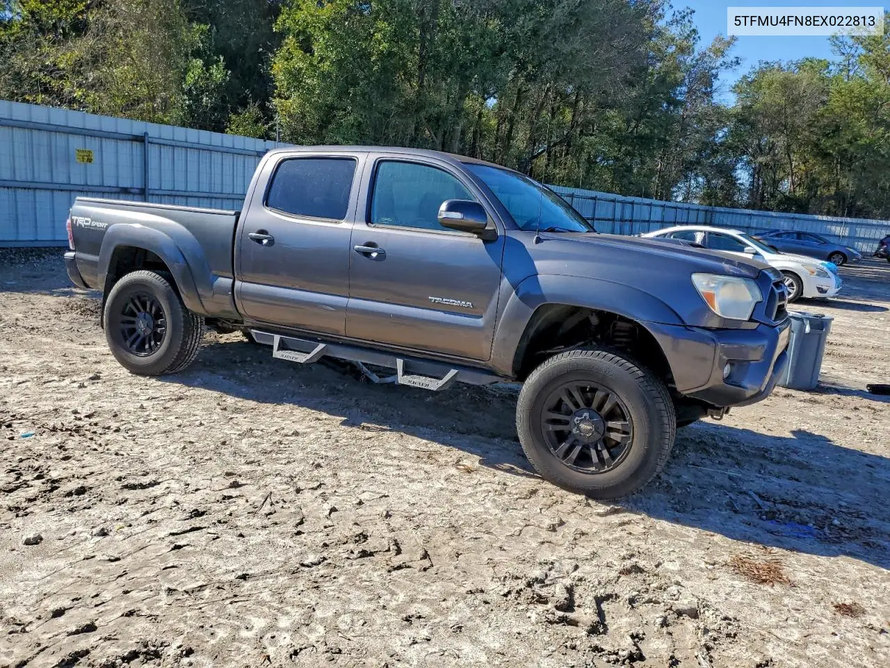 5TFMU4FN8EX022813 2014 Toyota Tacoma Double Cab Long Bed