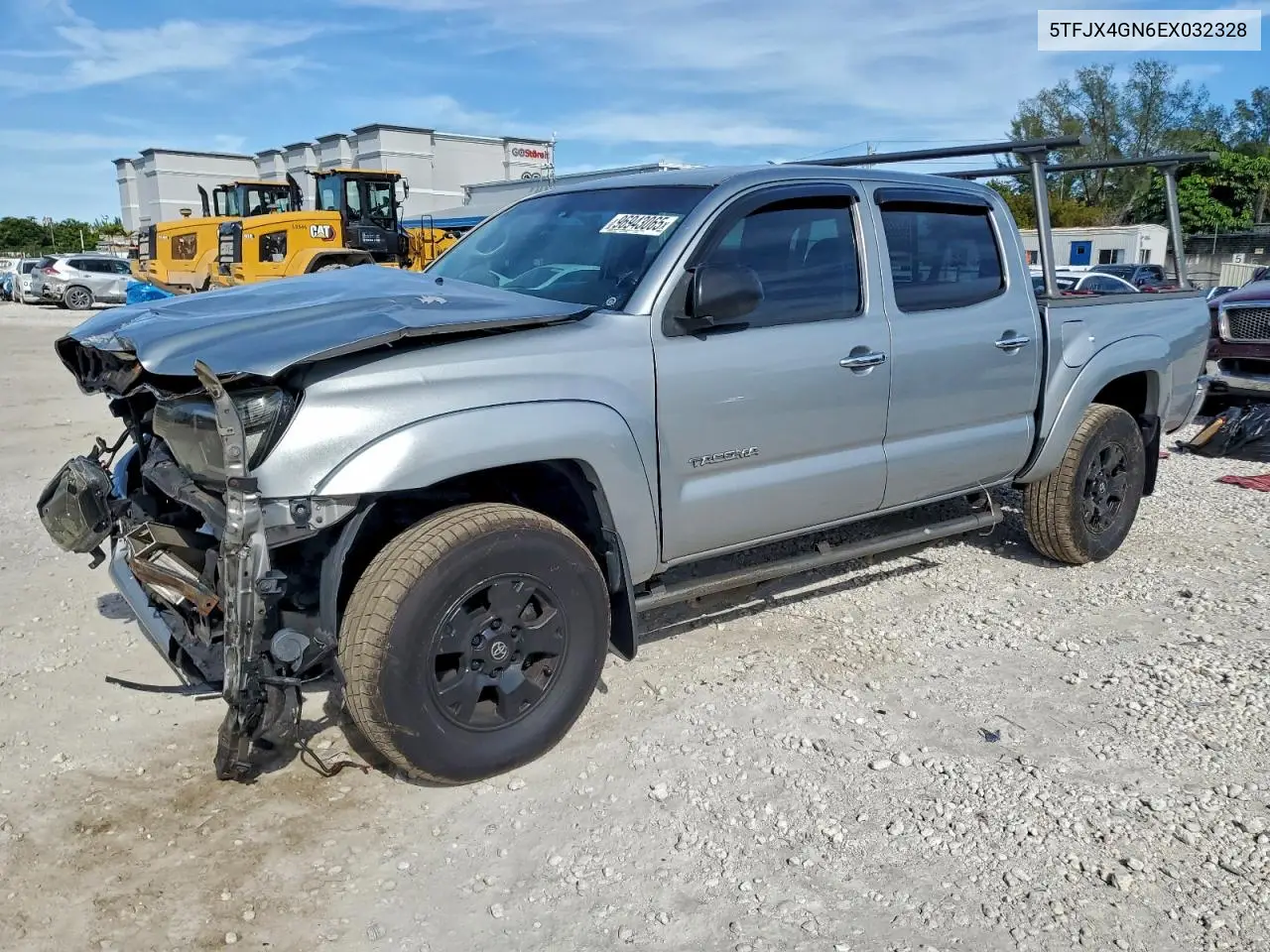 5TFJX4GN6EX032328 2014 Toyota Tacoma Double Cab