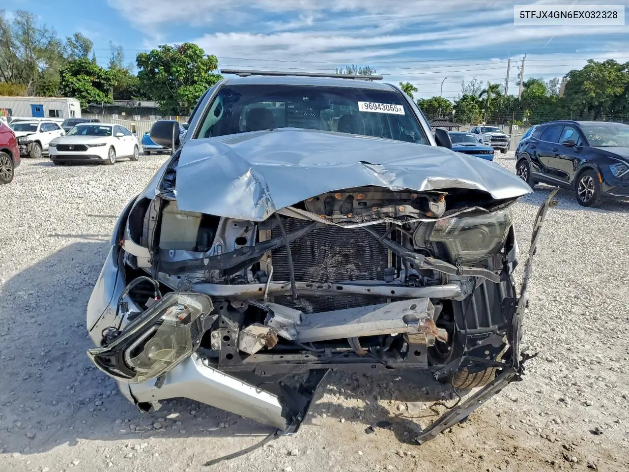 5TFJX4GN6EX032328 2014 Toyota Tacoma Double Cab