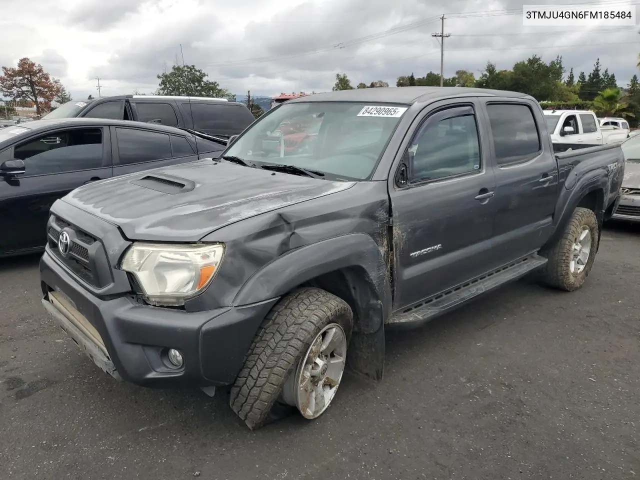3TMJU4GN6FM185484 2015 Toyota Tacoma Double Cab Prerunner