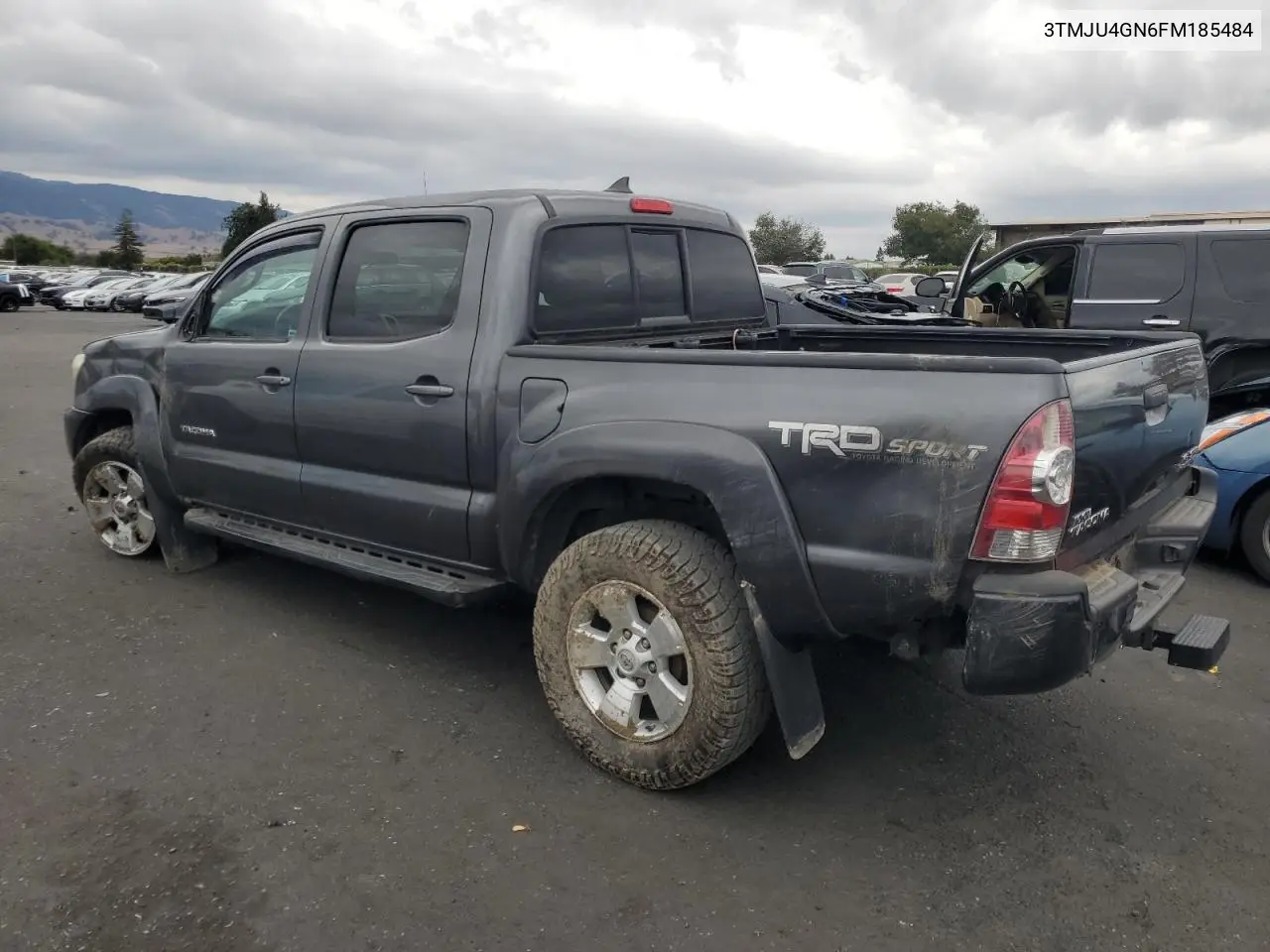 3TMJU4GN6FM185484 2015 Toyota Tacoma Double Cab Prerunner