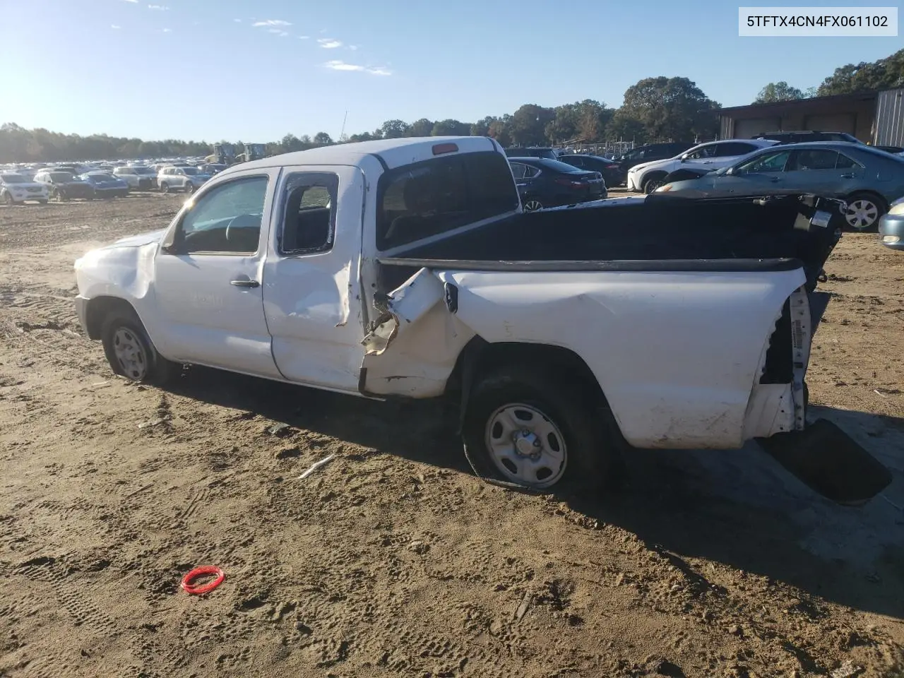 5TFTX4CN4FX061102 2015 Toyota Tacoma Access Cab
