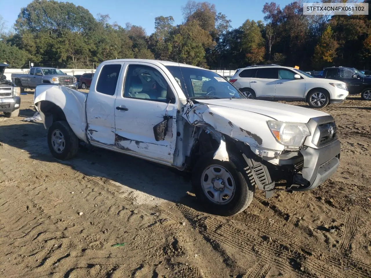 5TFTX4CN4FX061102 2015 Toyota Tacoma Access Cab