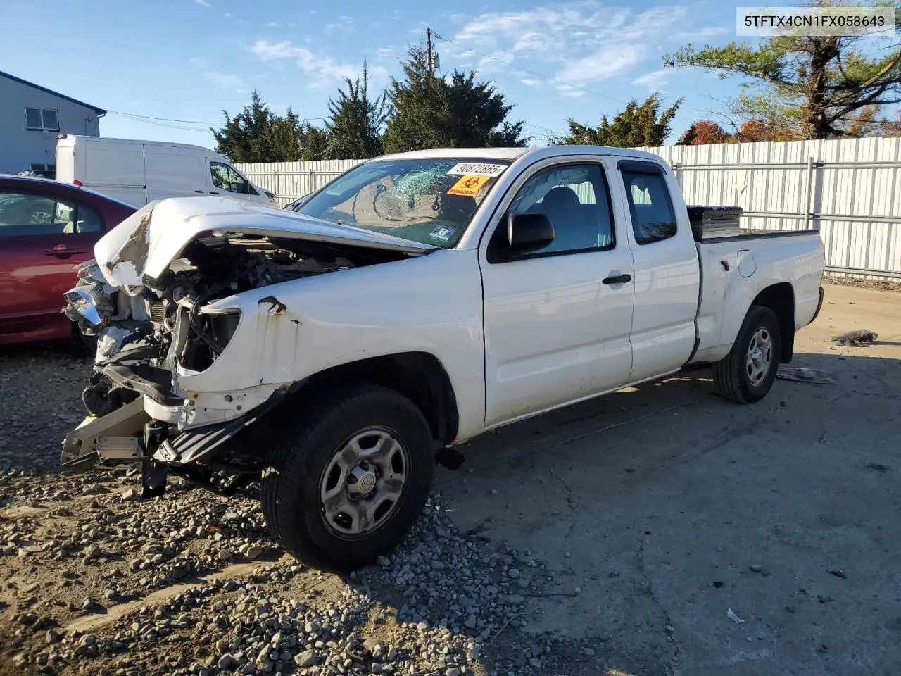 5TFTX4CN1FX058643 2015 Toyota Tacoma Access Cab