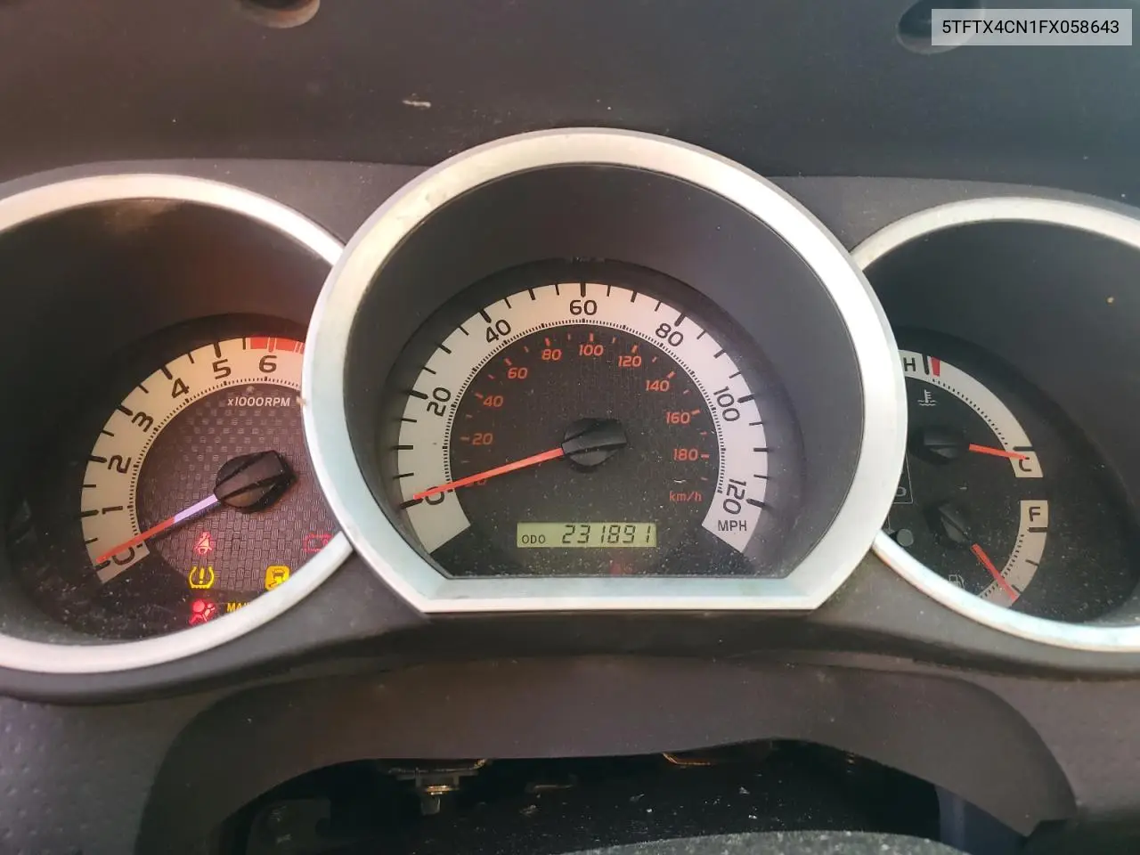 5TFTX4CN1FX058643 2015 Toyota Tacoma Access Cab