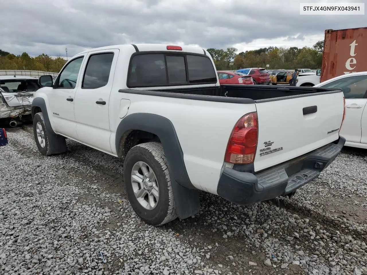 5TFJX4GN9FX043941 2015 Toyota Tacoma Double Cab Prerunner