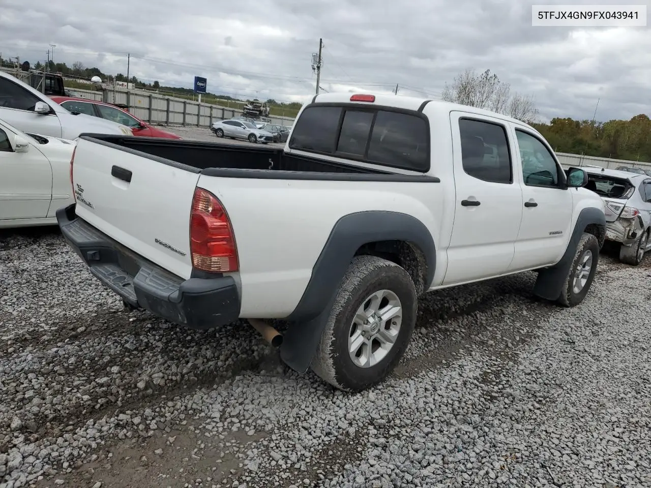 5TFJX4GN9FX043941 2015 Toyota Tacoma Double Cab Prerunner