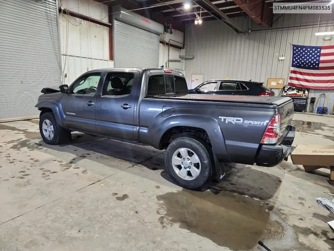 3TMMU4FN4FM083535 2015 Toyota Tacoma Double Cab Long Bed